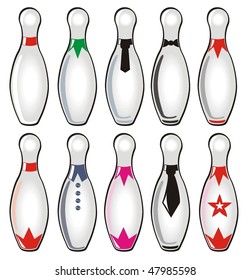 bowling vector