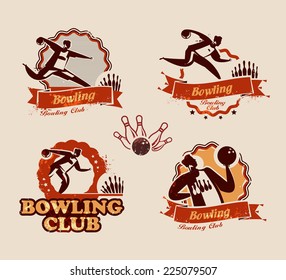 Bowling. Vector format