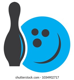 bowling vector icon