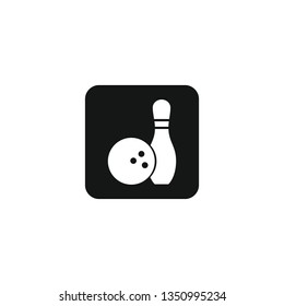 Bowling vector icon