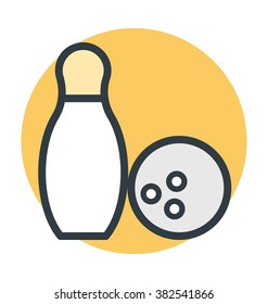Bowling Vector Icon