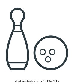 Bowling Vector Icon