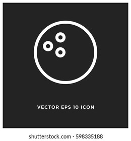 Bowling vector icon