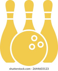 Bowling vector icon. Can be used for printing, mobile and web applications.