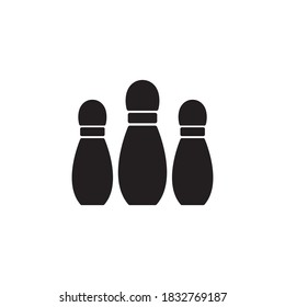 bowling vector icon design template