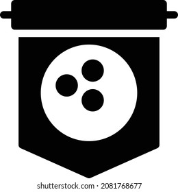 ilustración del vector de bolos aislada en un fondo transparente. iconos vectoriales de glifo para el concepto o gráficos web.