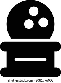 bowling vector illustration isolated on a transparent background . glyph vector icons for concept or web graphics.