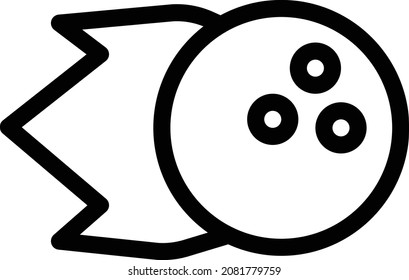 bowling vector illustration isolated on a transparent background . colour vector icons for concept or web graphics.