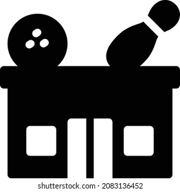 bowling vector illustration isolated on a transparent background . glyph vector icons for concept or web graphics.