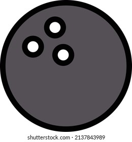 bowling vector illustration isolated on a transparent background. glyph vector icons for concept or web graphics.