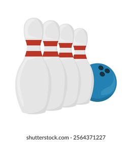 Bowling Vector Illustration - Bowling Pin