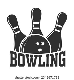 Vector de boliche, ilustración de boliche, ilustración deportiva, Bowling, vector, silueta de boliche, silueta deportiva, vector de juego, torneo de juego, liga de campeones,