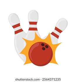 Bowling Vector Illustration - Strike