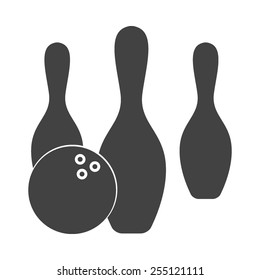 Bowling vector image to be used in web applications, mobile applications and print media