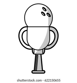 bowling winner cup prize - shadow
