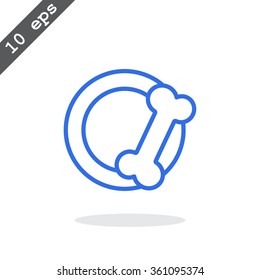 bowls for food animals icon