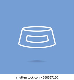 bowls for food animals icon