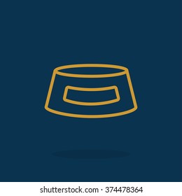 bowls for food animals icon