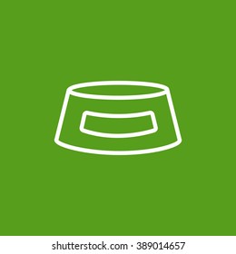 bowls for food animals icon