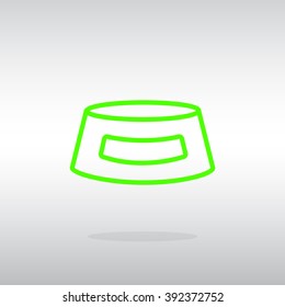 bowls for food animals icon