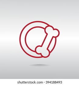 bowls for food animals icon