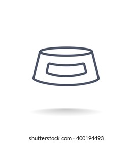 bowls for food animals icon