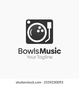 Bowls Music Logo Design Template. Good for Business, Agency, Community and Organization.