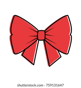 bowntie ribbon isolated icon