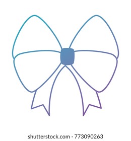bowntie ribbon isolated icon
