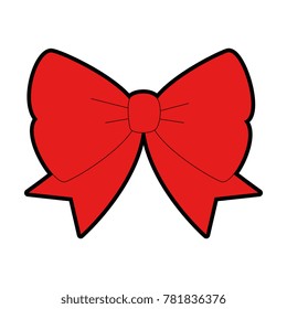 bowntie ribbon isolated icon