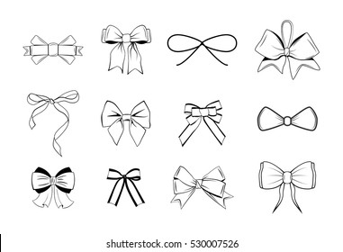 cute bow tie drawing