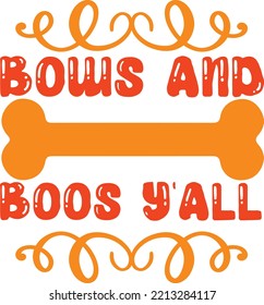 bows and boos y all vector file