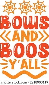 bows and boos y all vector file