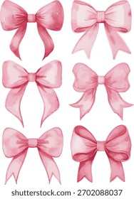 Arcos arco misto multi pacote de cetim feminino fita coquette francês Paris parisiense pelúcia romântica meninas estilo tendência rosa t-shirt design Slogan Logo Gráfico Vetor Tee shirt vestuário imprimir luxe moda