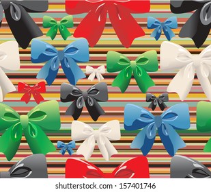 bows seamless background