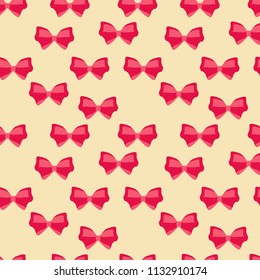 Bows Seamless pattern