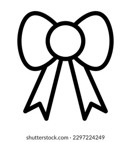 Diseño de iconos de línea de vector Bows
