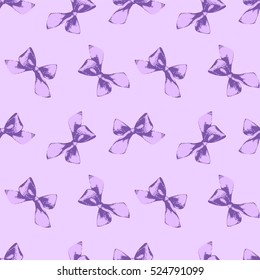 Bows  vector pattern seamless background , for wrapping paper, greeting cards, posters, invitation