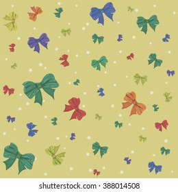 Bows vintage pattern