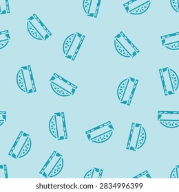 bowstring bridge glyph vector seamless pattern. bowstring bridge thin illustration