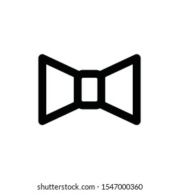 bowtie accesories for man vector line icon