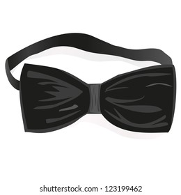 bow-tie, black, Vector illustration