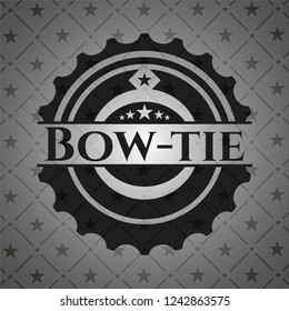 Bow-tie dark icon or emblem