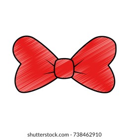 bowtie decorative isolated icon