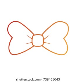 bowtie decorative isolated icon