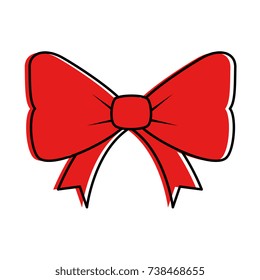 bowtie decorative isolated icon