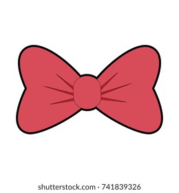 bowtie decorative isolated icon