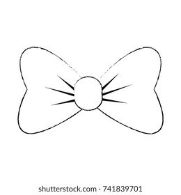 bowtie decorative isolated icon