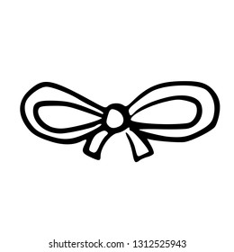 bowtie doodle icon