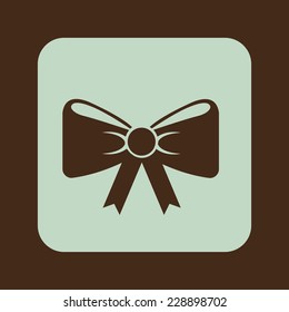 bow-tie graphic design , vector illustration